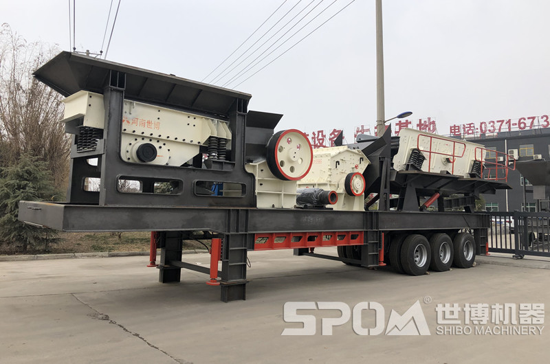 小型移動(dòng)式砂石料破碎制砂機